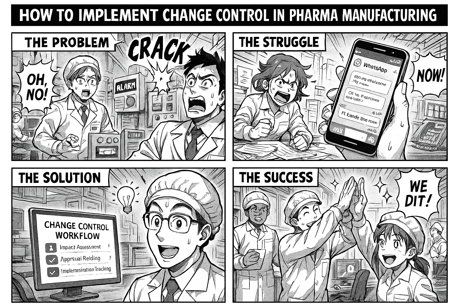How to Implement Change Control in Pharma Manufacturing