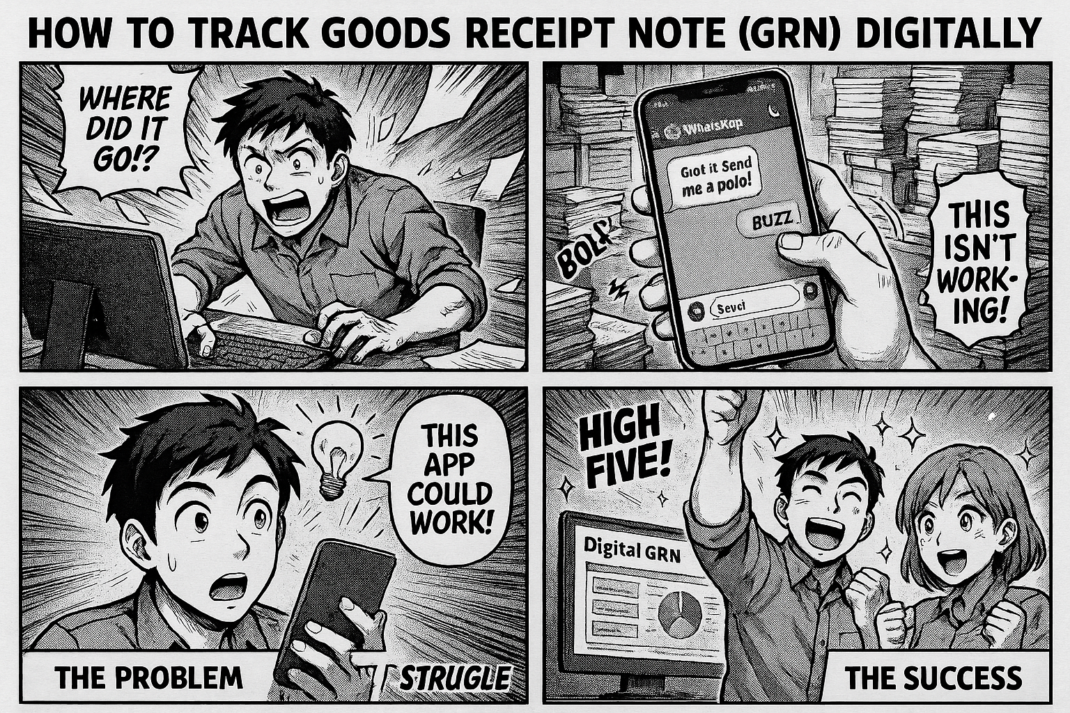 How to Track Goods Receipt Note (GRN) Digitally