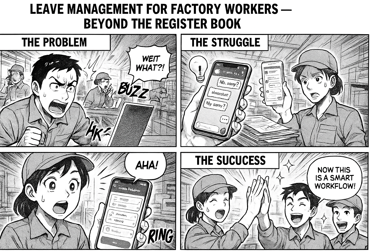 Leave Management for Factory Workers — Beyond the Register Book