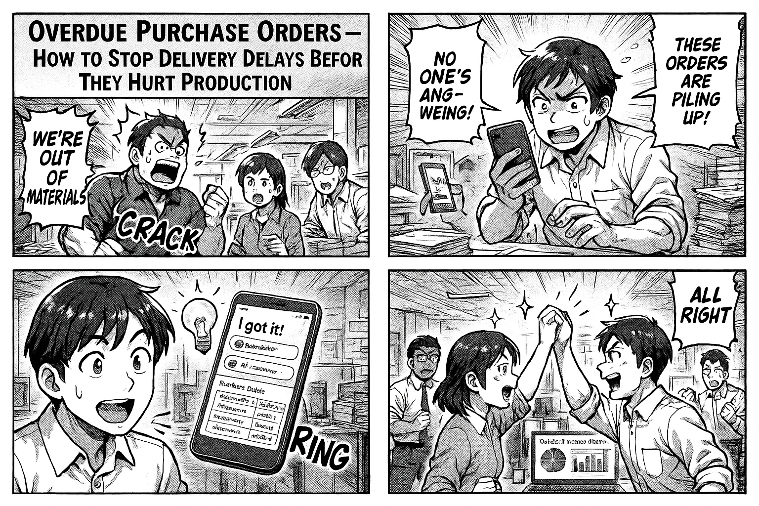 Overdue Purchase Orders — How to Stop Delivery Delays Before They Hurt Production