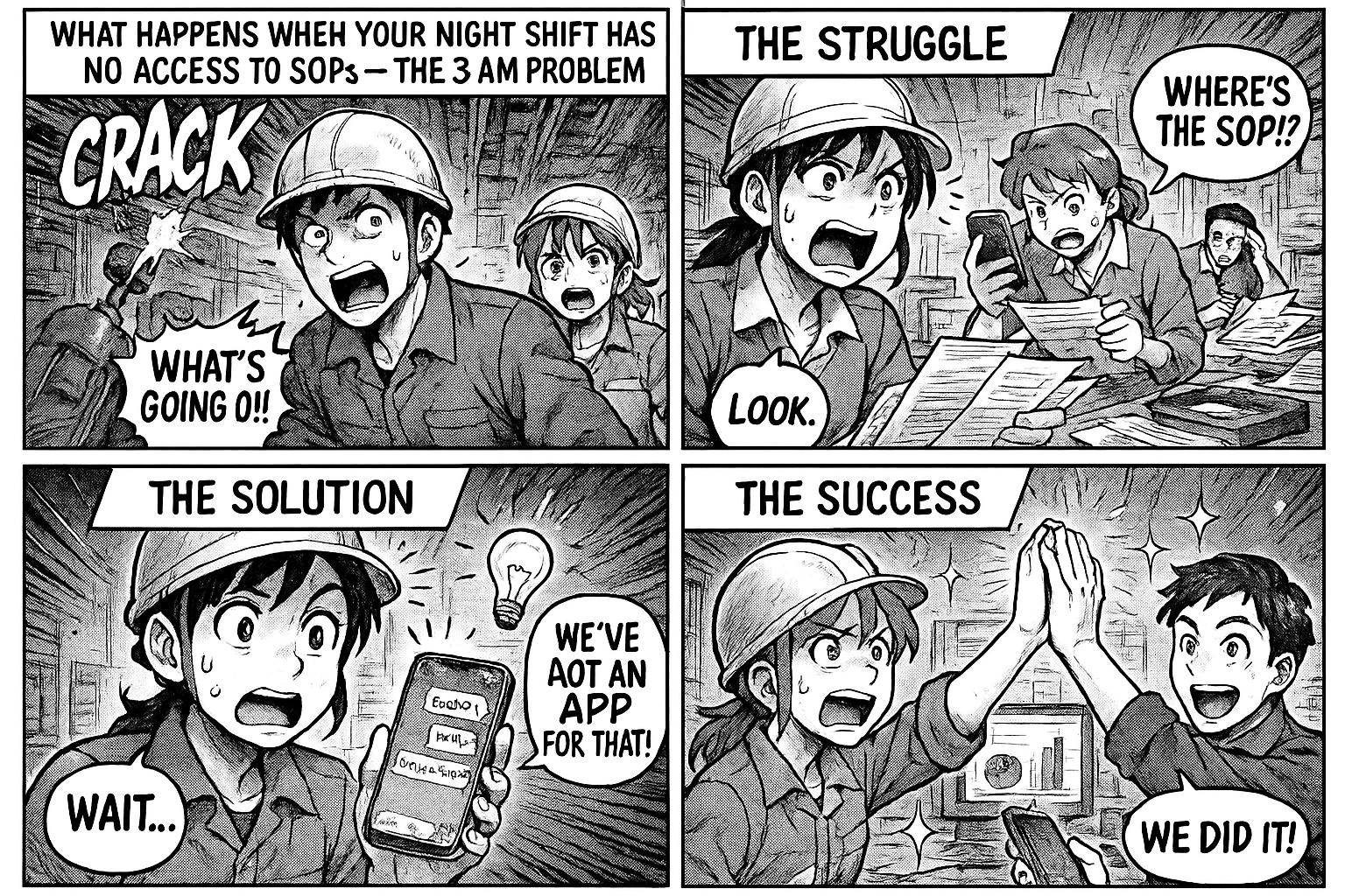 What Happens When Your Night Shift Has No Access to SOPs — The 3 AM Problem